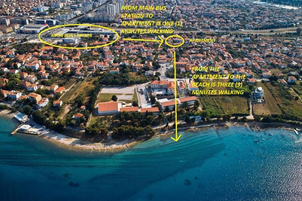 Candy Ap.-Near Center,Bus,Beach+Free Parking Place Zadar Dış mekan fotoğraf