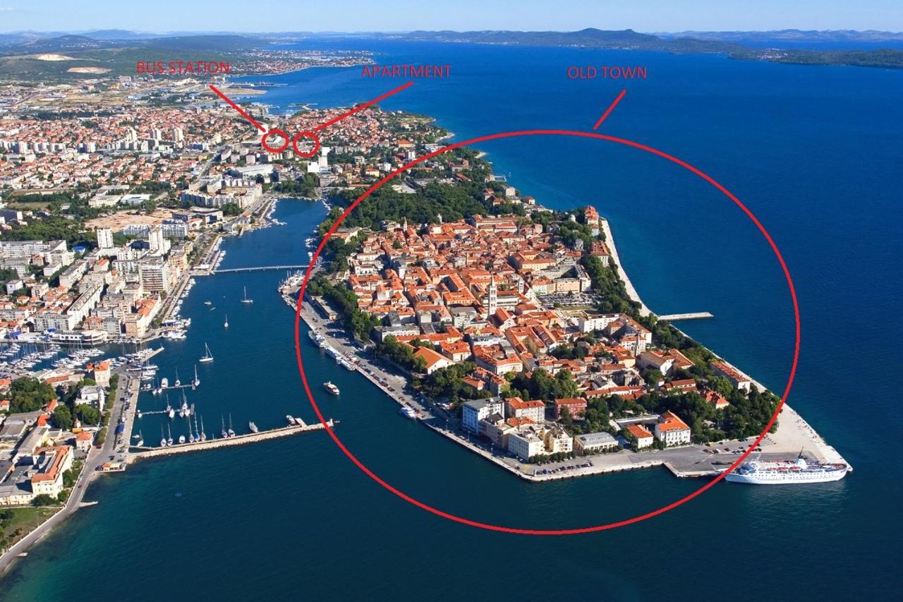 Candy Ap.-Near Center,Bus,Beach+Free Parking Place Zadar Dış mekan fotoğraf